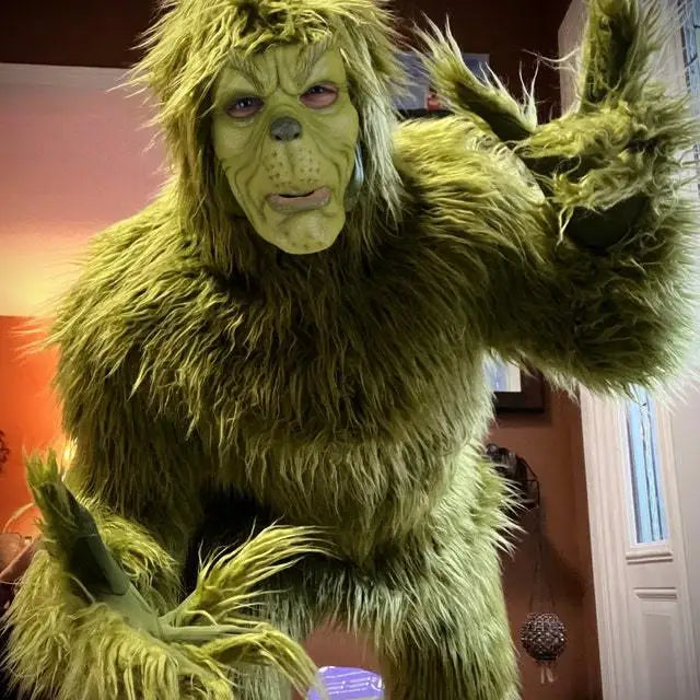 Christmas Grinch Costume for Kid's and Adult's