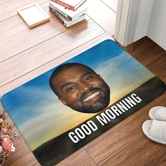 Funny Kanye West Meme Doormat